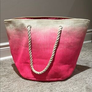 Pink Ombre Tote Bag